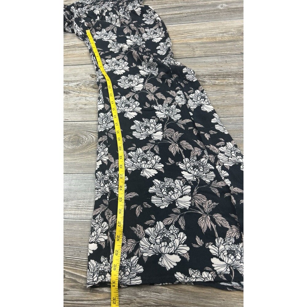 Rewash‎ Junior's L Smocked Waist Split Leg Pants Floral Pull-On Boho Festival - Picture 10 of 14